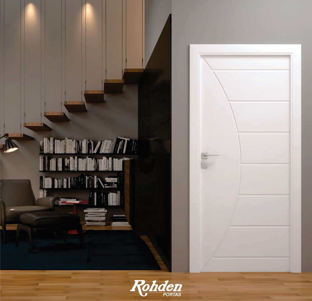O destaque da sua casa vai ser sua porta! O Kit Porta Pronta Rohden tem uma instalação fácil e rápida, garantindo a sua segurança e elegância em minutos e é a sua mais fácil e bonita solução!